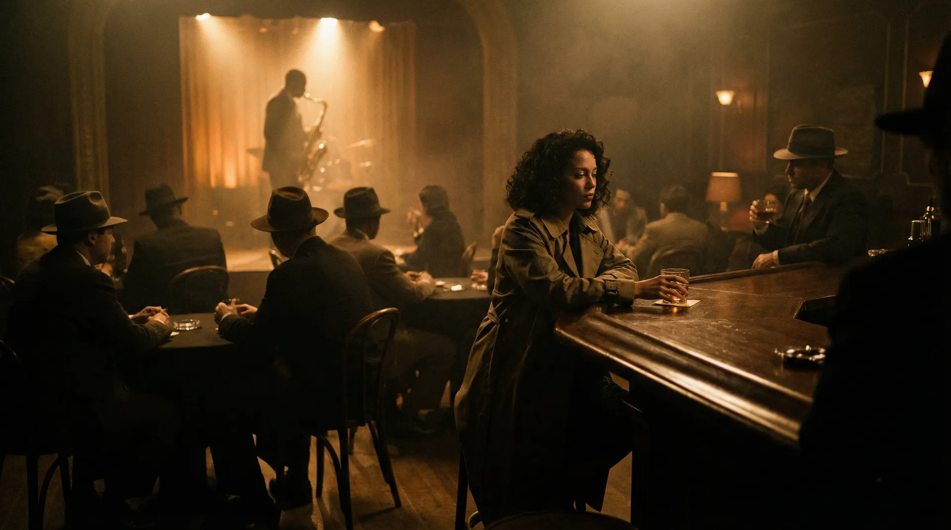 爵士酒吧中的女性 - 媚黑主题 日本伦理 跨文化电影